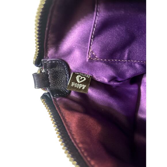 Coach Poppy Tartan Plaid Purple Crossbody Bag EUC! - Picture 6 of 10